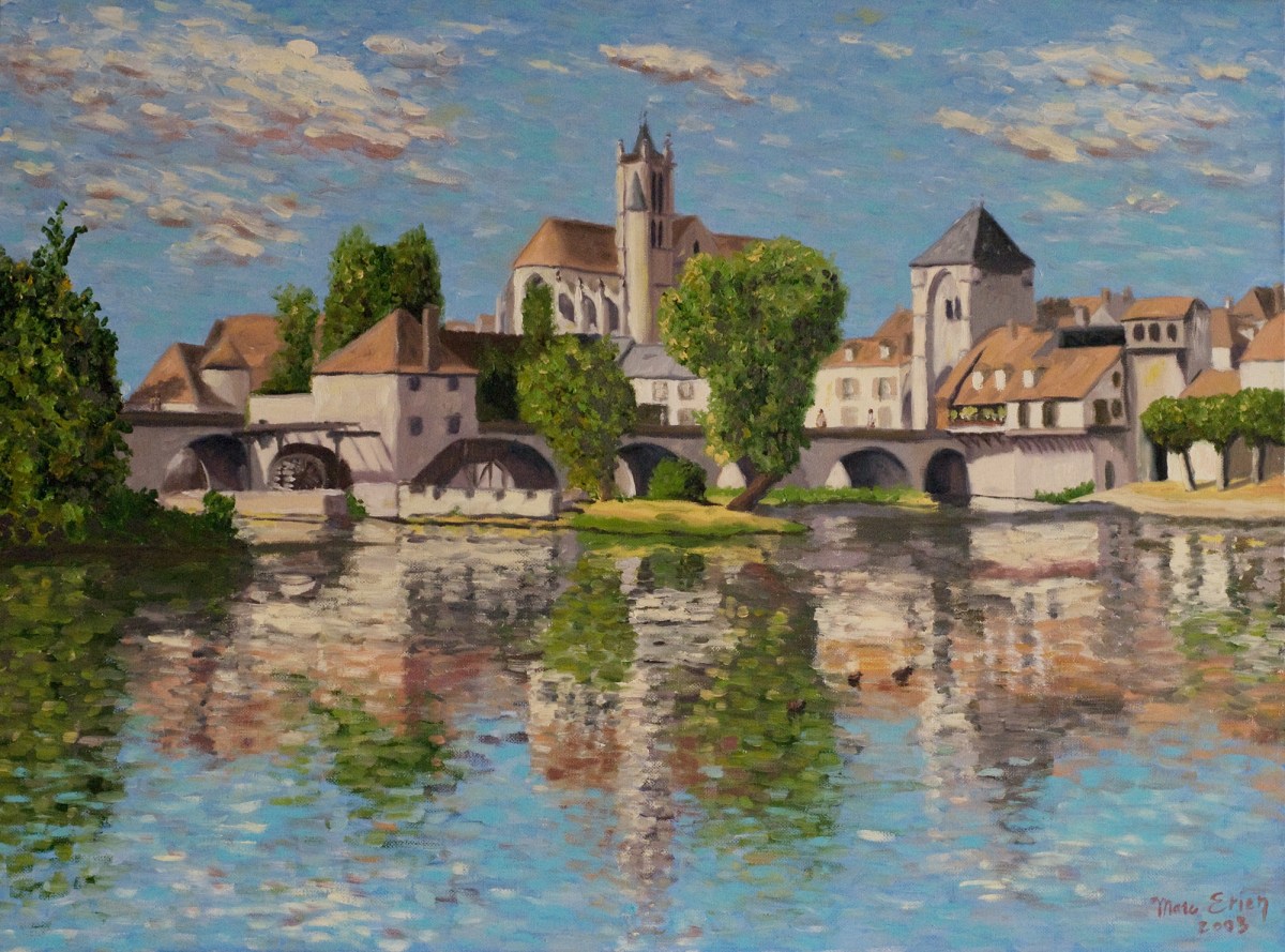 peinture moret sur loing