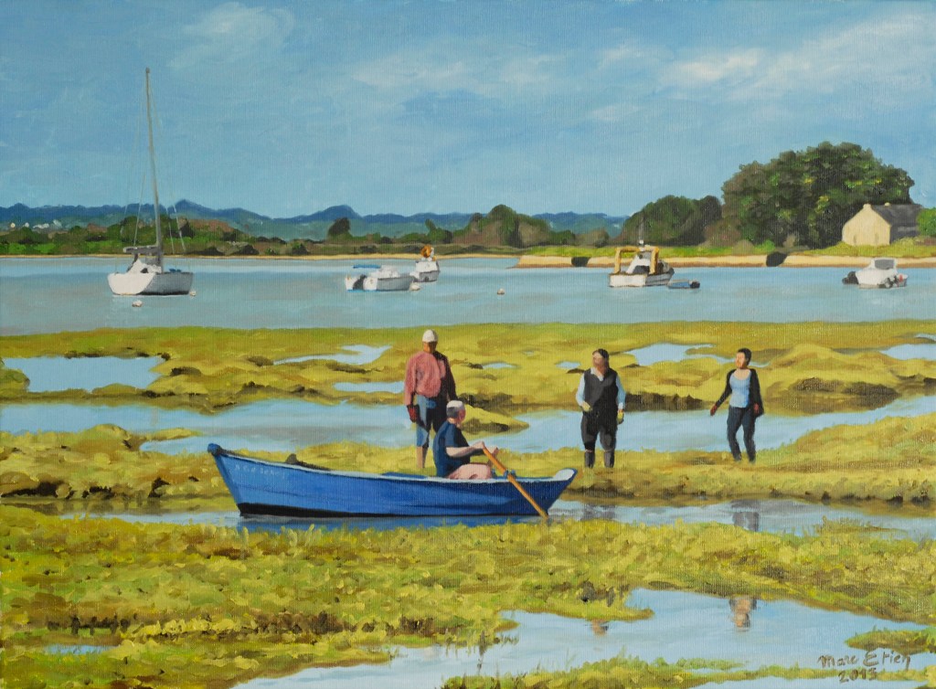 peinture plate golfe morbihan