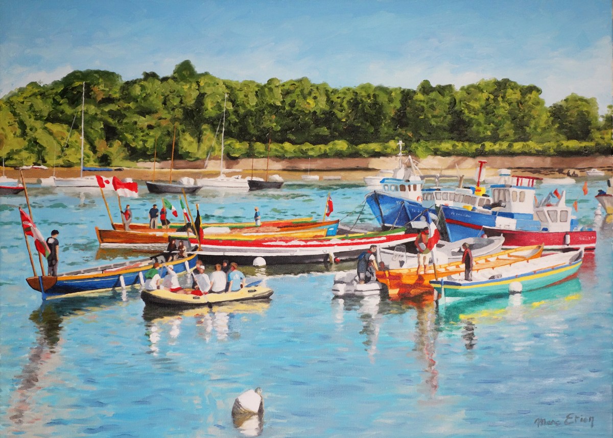 tableau port anna golfe morbihan